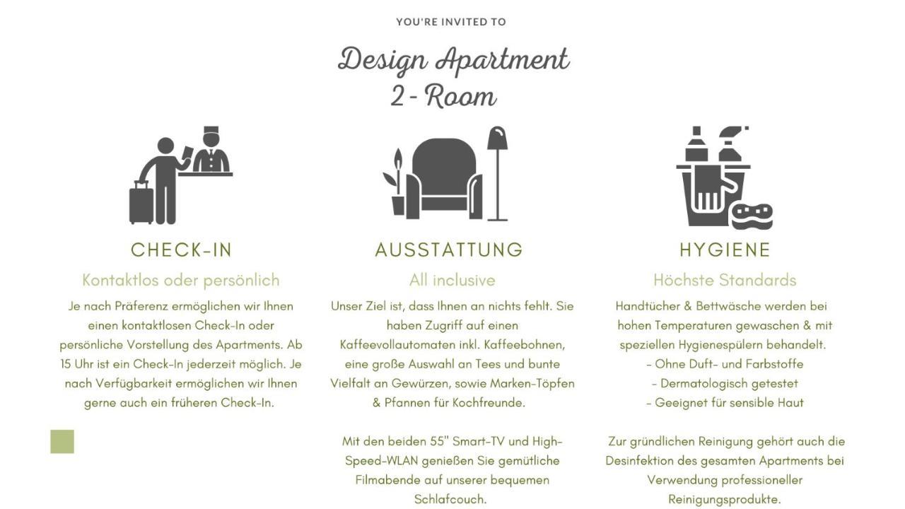 Design Apartment / 2 Room / Central / Contactless Check-In Hanovra Exterior foto